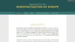 Манифест за демократизирането на Европа