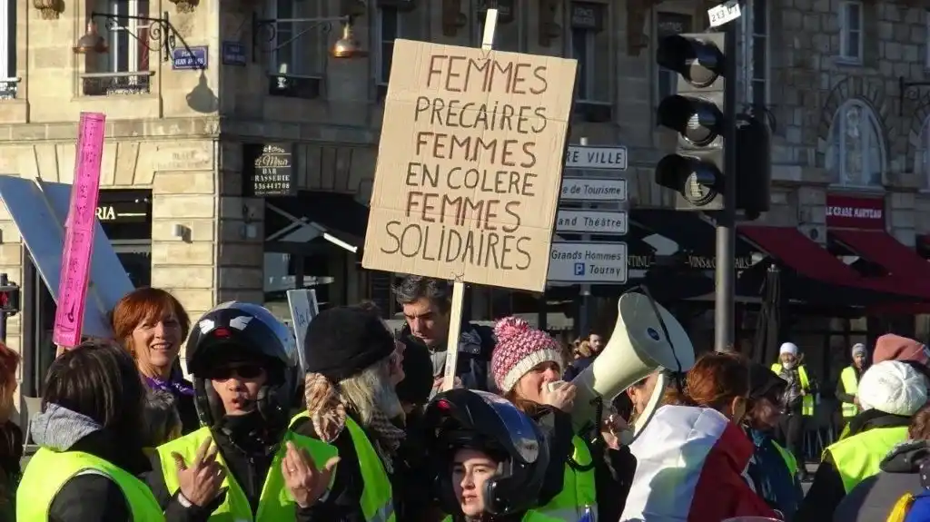 Manifestation des gilets Jaunes à Bordeaux le Samedi 5 janvier.
