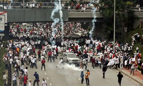 Malaysia language riots