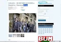 Концерт на Сръбски Рок Величия в Сараево и Žagubica
